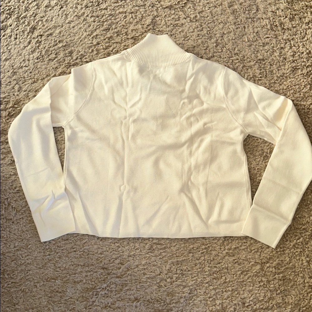 NWT Cali Be Beige Long Sleeve Top (L) - Picture 3 of 5